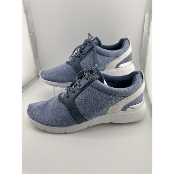 Michael Kors Women’s‎ Amanda Trainer Sneakers Sz 7.5 M Color Pale Blue White NIB - Picture 5 of 12